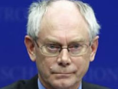 El presidente del Consejo Europeo, el belga Herman Van Rompuy