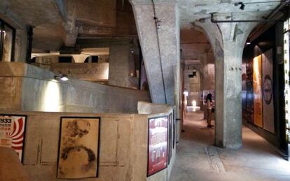 Interior del edificio 1933, en Shanghái, un antiguo matadero reconvertido en un centro para las empresas de diseño y de la industria creativa.