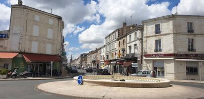 Zona de Niort (Francia), cercana a la estación de tren.