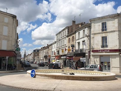 Zona de Niort (Francia), cercana a la estación de tren.