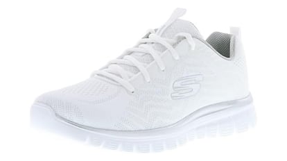 Estas zapatillas blancas Skechers para mujer arrasan en ventas de Amazon.