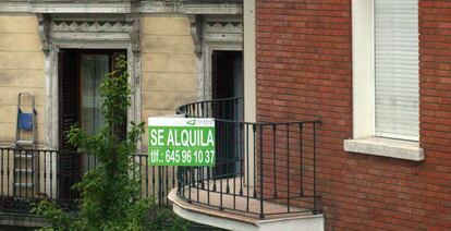 Vivienda en alquiler.