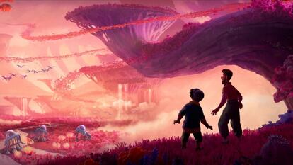 Fotograma de la película 'Mundo extraño' de Disney.