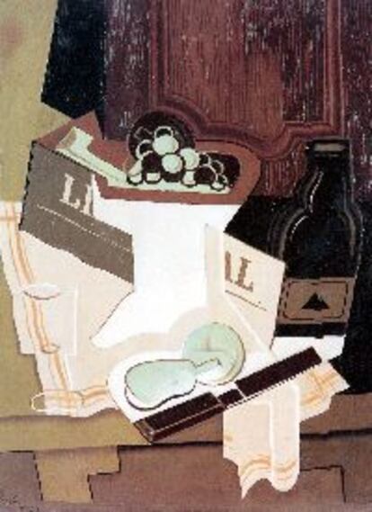 <i>Nature morte devant l'armoire</i> (1920), de Juan Gris, de la Colección Telefónica.