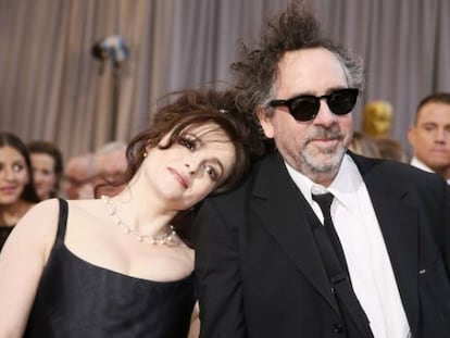 Tim Burton y Helena Bonham Carter.