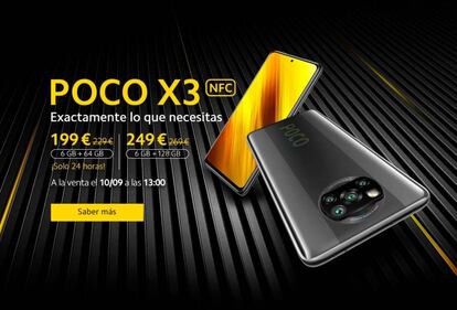 Ofertas de lanzamiento del Poco X3 NFC.