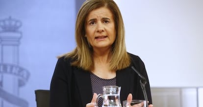 Fátima Báñez, este mes en Madrid.