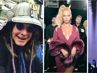 Ozzy Osbourne. Beyoncé y Kanye West tienen 'sus cosas' en cuanto a necesidad básicas dentro de un camerino.