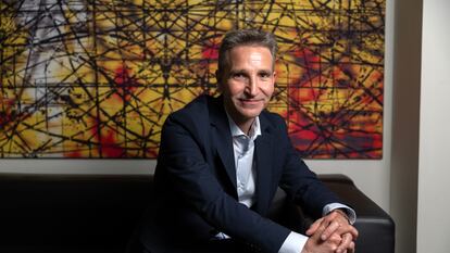 Héctor Meléndez, consejero delegado de Naos, en el hotel Axor Feria. / Pablo Monge.