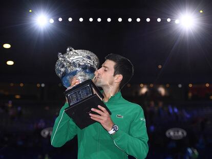 Djokovic - Thiem, las imágenes de la final masculina del Open de Australia