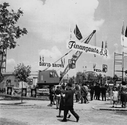 Exposición de maquinaria durante la VI Feria del Campo.