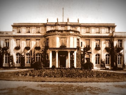 El Palacio Wannsee en una imagen de 1922.