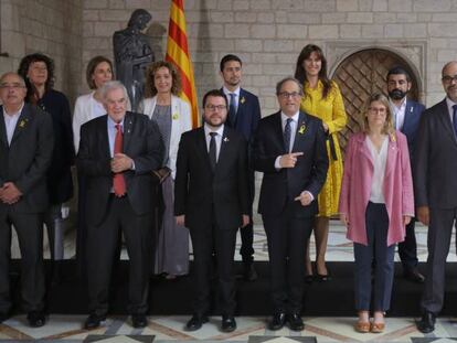 La toma de posesión del nuevo Gobierno de Cataluña, en imágenes