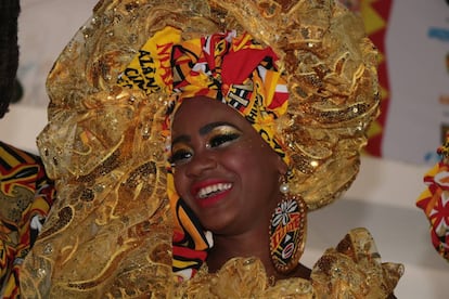 Carnaval 2018: sa&iacute;da do Bloco Il&ecirc; Ay&ecirc;. 