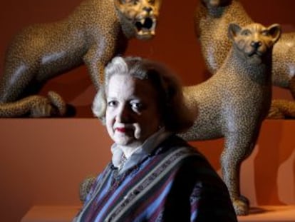 Cándida Fernández, comisaria de exposicón de arte popular iberoamericano.