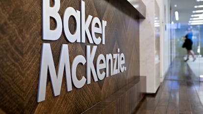 Signage is displayed at the Baker McKenzie office in Washington, D.C., U.S., on Tuesday, Feb. 18, 2020. Hong Kong-based Milton Cheng was elected Baker McKenzie's first Asian-born global chair last September following the sudden death in April of its former leader Paul Rawlinson. Photographer: Andrew Harrer/Bloomberg