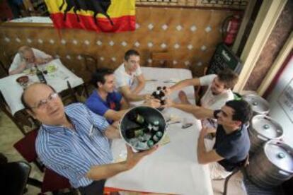 Tomás Gago en su Asador Castellano.