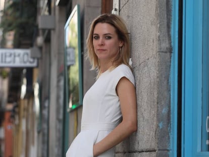 Maggie Civantos en Madrid este mes de agosto.