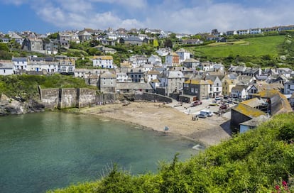 La localidad inglesa de Port Isaac, en el condado de Cornualles, rebautizada como Portwenn para la serie 'Doc Martin'.