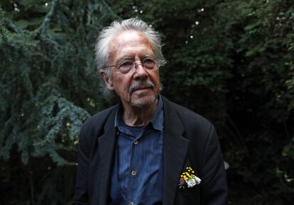 El premio Nobel de Literatura Peter Handke. 