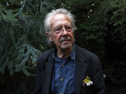 El premio Nobel de Literatura Peter Handke. 