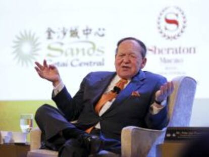 Sheldon Adelson, presidente de Las Vegas Sands.