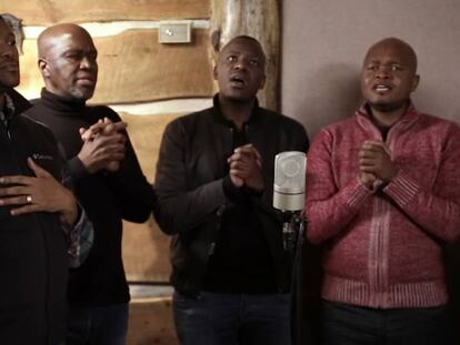 Ladysmith Black Mambazo.