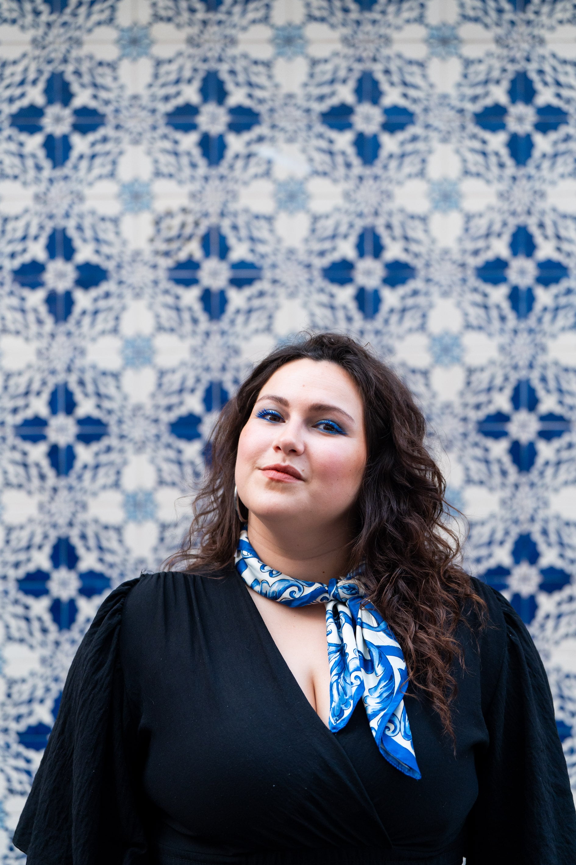 La fadista Beatriz Felício, en el Bairro Alto de Lisboa a finales de mayo.