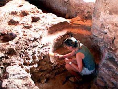 Piscina bautismal del siglo VI descubierta en el conjunto de iglesias de Sant Pere de Terrassa.
