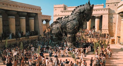 Fotograma de la película Troya, dirigida por Wolfgang Petersen en 2004.
