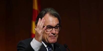 Artur Mas, presidente de la Generalitat.