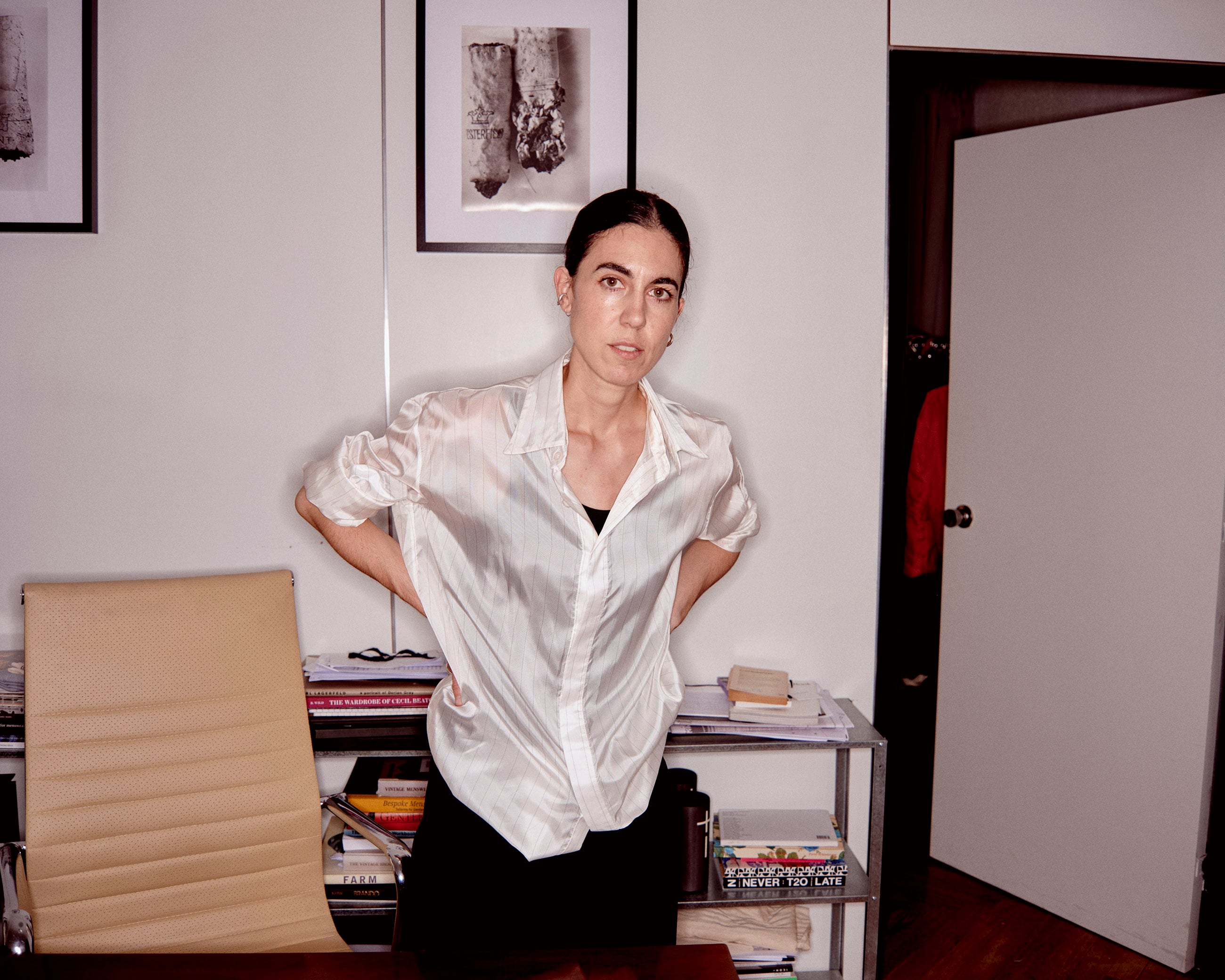 La diseñadora Carlota Barrera, en su estudio madrileño.