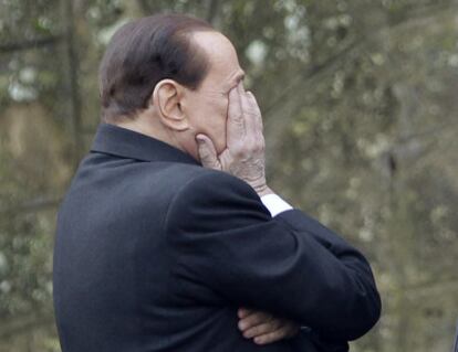 El primer ministro italiano, Silvio Berlusconi, en enero pasado