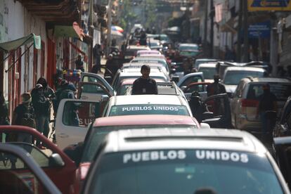 Members of the so-called self-defense group known as United Towns or Pueblos Unidos