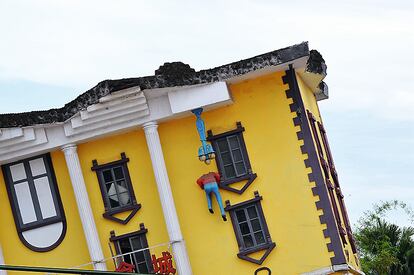 La casa torcida de Chongqing.