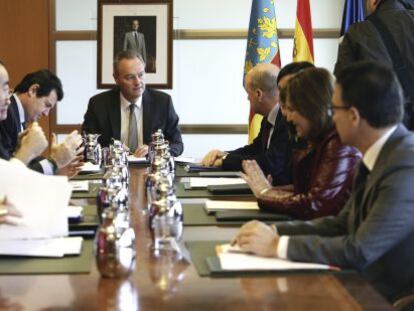 Reuni&oacute;n del pleno del Consell en Alicante.