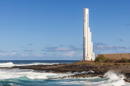 Vista del faro de Punta del Hidalgo, en La Laguna (Santa Cruz de Tenerife).