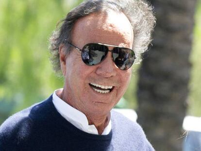 Julio Iglesias, en Marbella en agosto de 2018.