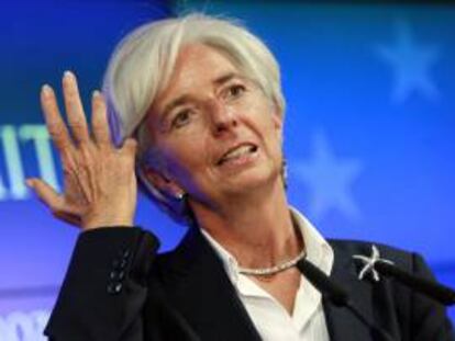 En la imagen, la directora gerente del FMI, Christine Lagarde. EFE/Archivo