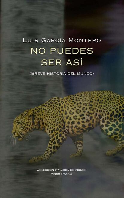 No puedes ser así, de Luis García Montero