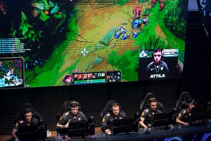 Competición de Giants Esports Team contra el equipo KOI, el pasado marzo en Málaga.