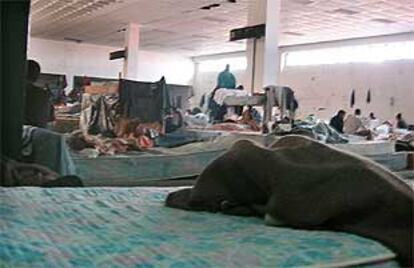 Interior de la antigua terminal del aeropuerto de Fuerteventura, el pasado 18 de enero.