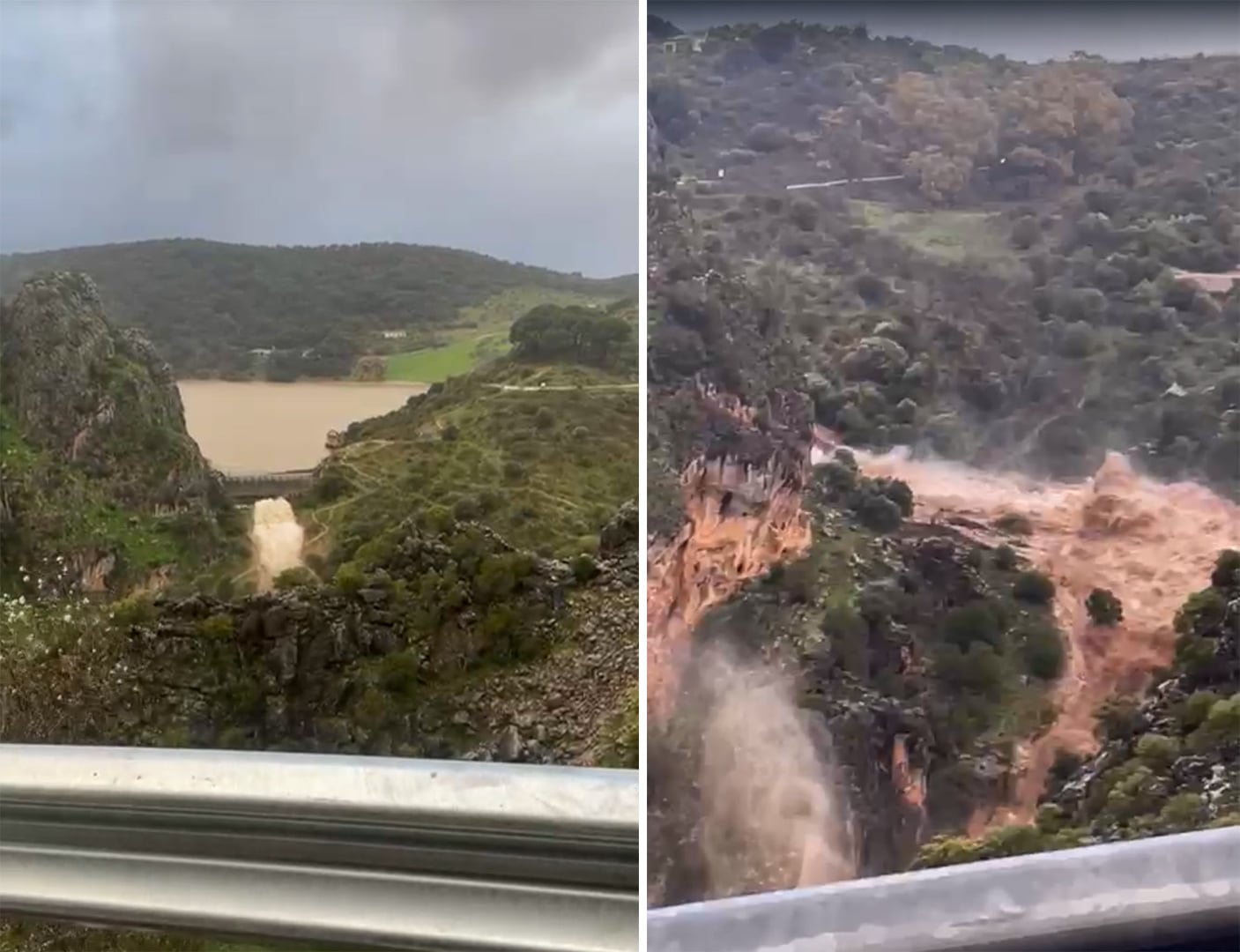 Andalucía | La presa de Montejaque alivia agua por primera vez en cien años