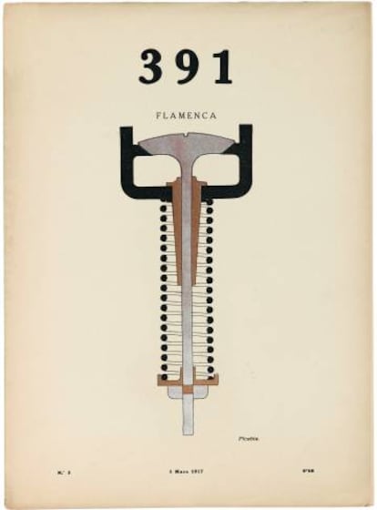 Ilustraciones de Francis Picabia para la revista '391'.