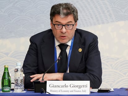 El ministro de Economía italiano, Giancarlo Giorgetti.