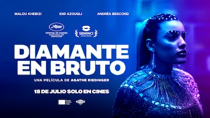 Cartel promocional de la película 'Diamante en bruto', en cines el 18 de julio.