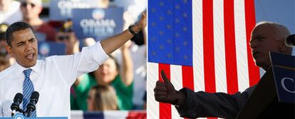 Los candidatos a la presidencia de EE UU, Barack Obama y John McCain, ya se encuentran en la recta final de la carrera a la Casa Blanca.