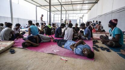 Centro de detención de Inmigrantes en Tayura, el pasado 24 de junio.
