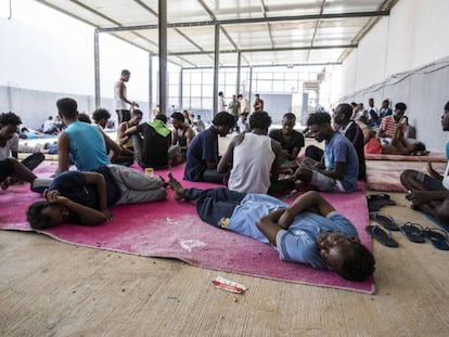 Centro de detención de Inmigrantes en Tayura, el pasado 24 de junio.