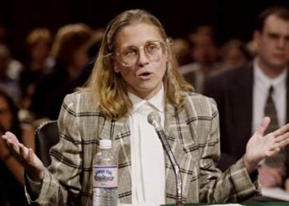 Coleen Rowley, en su comparecencia ante la comisión de justicia del Senado el pasadomes de junio.